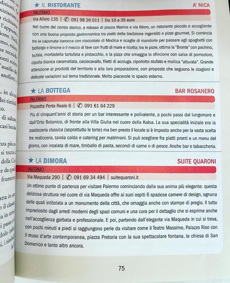 Suite Quaroni Palermo Zewnętrze zdjęcie